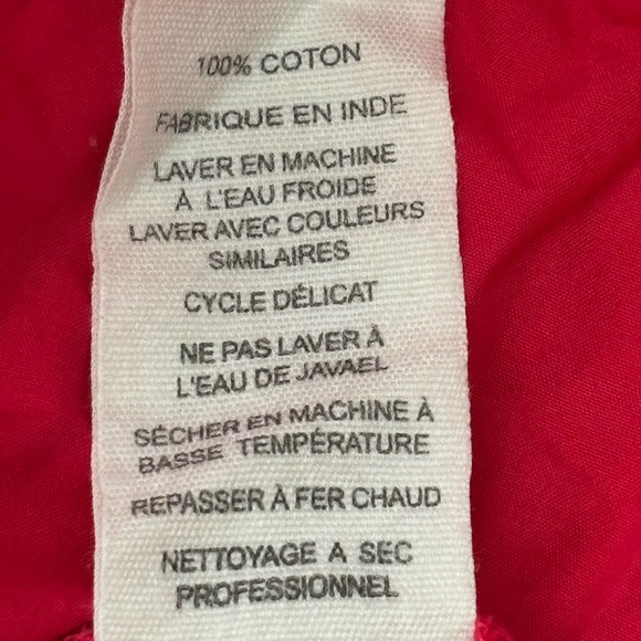 Ulla Johnson Vibrant Pink Puff Sleeve Tiered Belted Dress, 12, VGUC - Picture 8 of 8